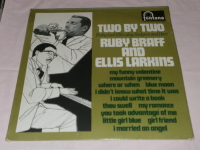 VINYL LP - TWO BY TWO - RUBY BRAFF AND ELLIS LARKINS - FJ403
