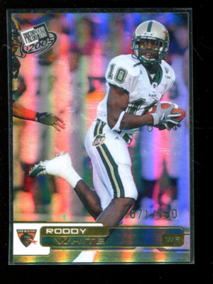 T8543 - 2005 Press Pass Reflektoren Beweis #R29 Roddy Weiß / 100 - Nm-Mt