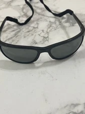 Ray-Ban RB4115 Sleek Shiny Black Polarized Sport Wrap Sunglasses- Free SHIPPING