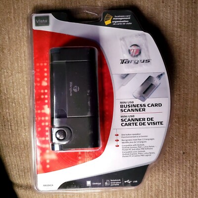 Targus AWU04CA Mini USB Business Card Scanner