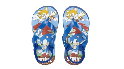Sonic the Hedgehog  Zehentrenner Flip Flops  Größen: 28/29 30/31 32/33 34/35