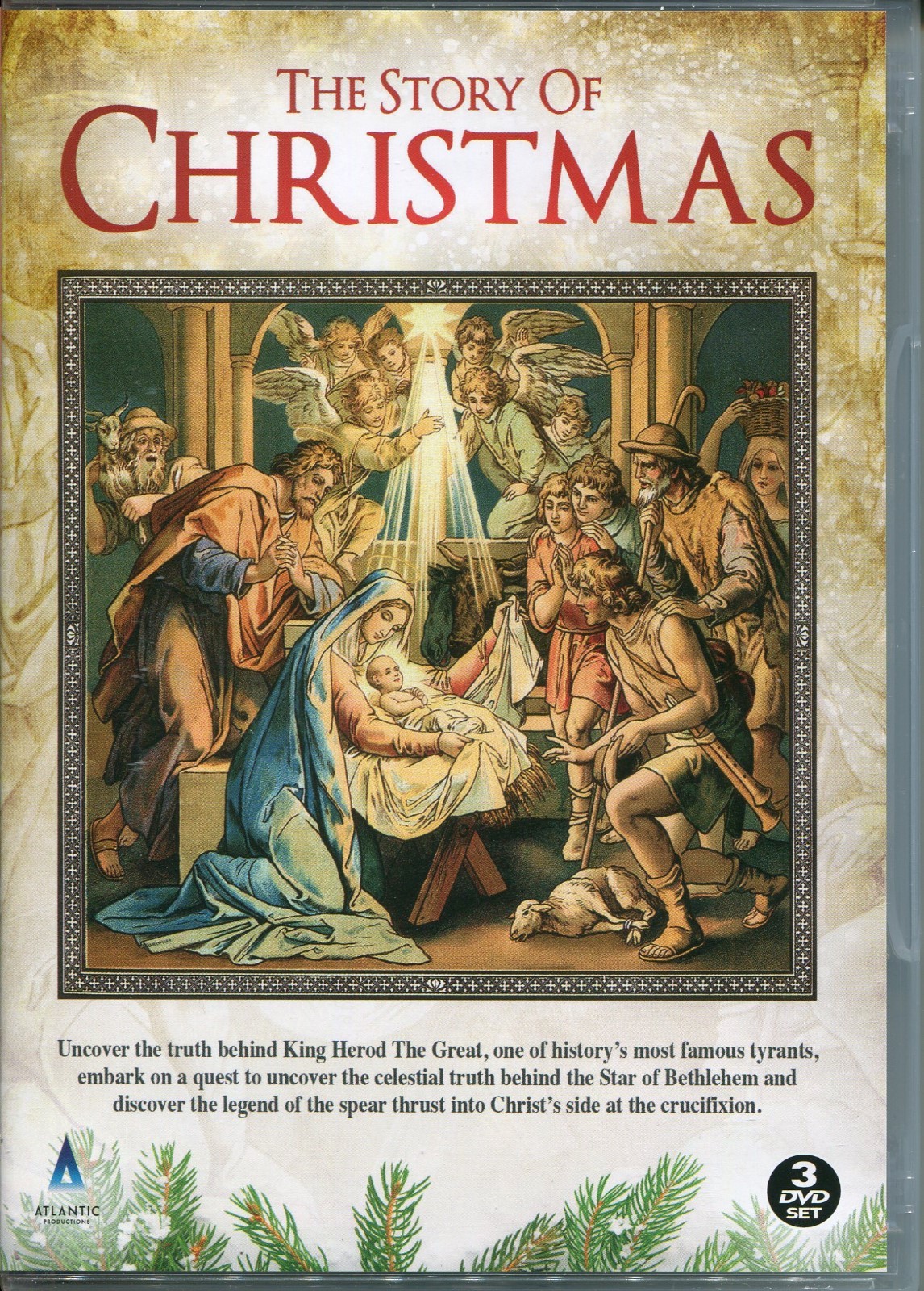 THE STORY OF CHRISTMAS - 3 DVD BOX SET, STAR OF BETHLEHEM, HEROD & HOLY SPEAR