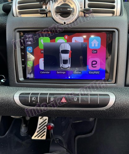 Für Smart Fortwo 451 Android 13 Autoradio Apple Carplay GPS WIFI RDS SWC NAVI BT - Bild 7 von 20