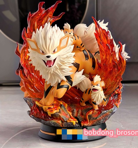 Egg Studio Arcanine Painted GK Resin Figure Statue H27CM - 第 5/5 張圖片