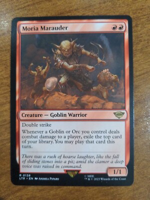 MTG Moria Marauder The Lord of the Rings: Tales of Middle-earth 0138 Regular Ra 