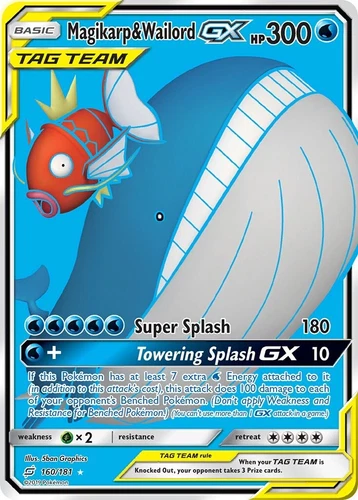 Magikarp & Wailord GX 160/181 Sm-Team Up