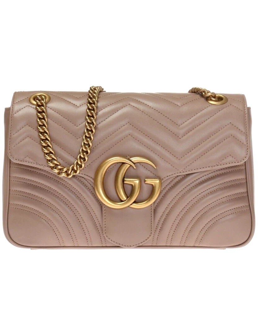 Gucci marmont rose beige sale