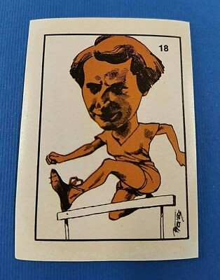 1984 Olimp Yugoslavia #18 Fanny Blankers-Koen Netherlands Athletics Sticker Rare