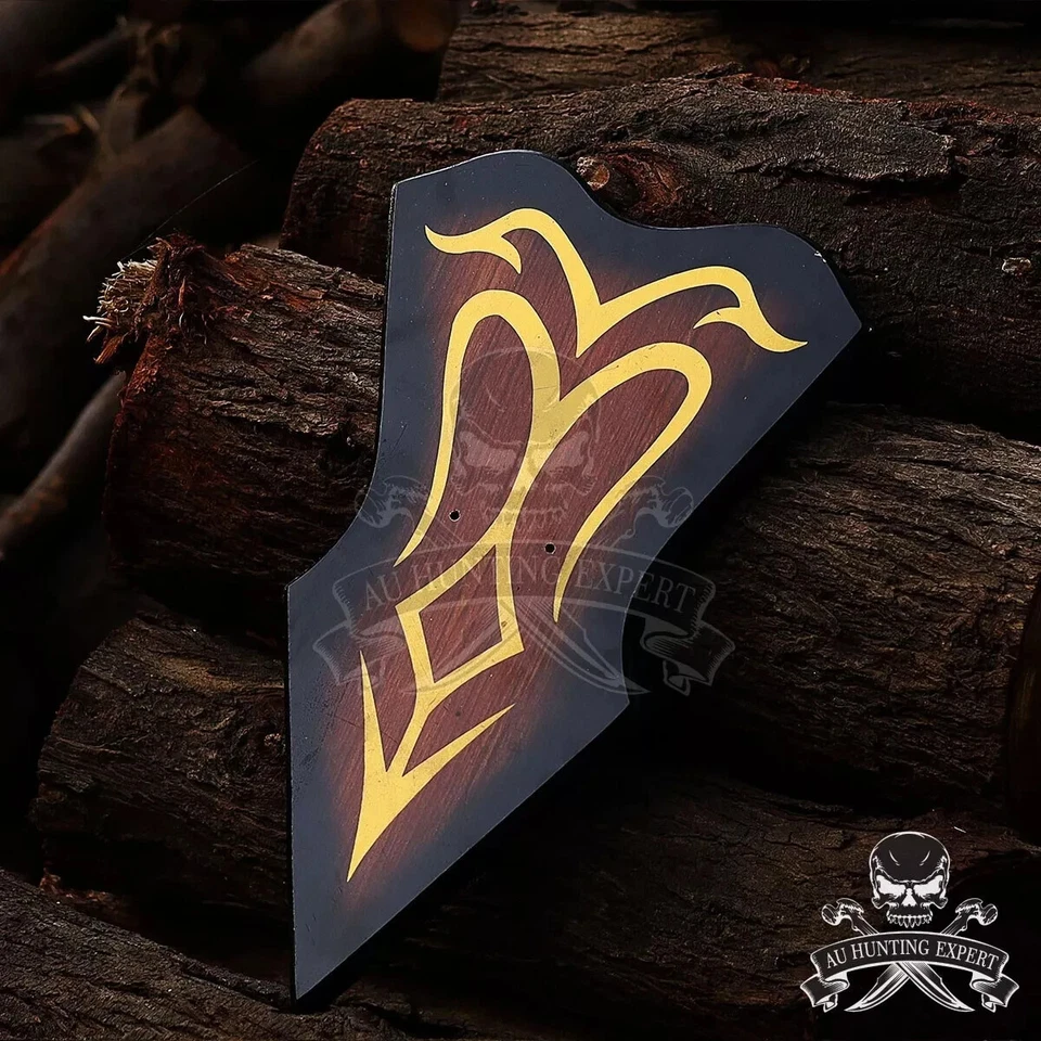 手工锻造(LOTR)碳钢维京剑中世纪战斗准备壁挂 — 第 2/4 张图片