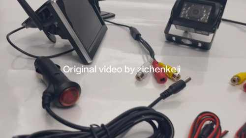 5" Wireless Reversing Camera and Rear View Monitor System for Truck Caravan RVs - Video 1 of 1