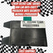 CHEVY ASTRO GMC SAFARI VAN GM ANTI-THEFT PASSLOCK VATS SECURITY MODULE 09352885