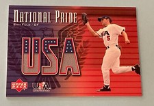 SAM FULD 2003 UPPER DECK NATIONAL PRIDE USA  BASEBALL USED PANTS CARD NP-SF NM