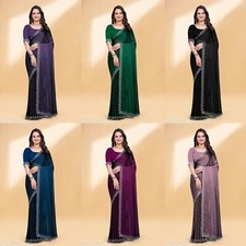 WOMEN RANGOLI SAREE WITH HEAVY WORK AND CUT WORK BORDER WITH BLOUSE