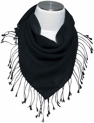  Schal Stola handgewebt Nepal Tuch Grau 100% 64x59cm Cashmere stole écharpe grey