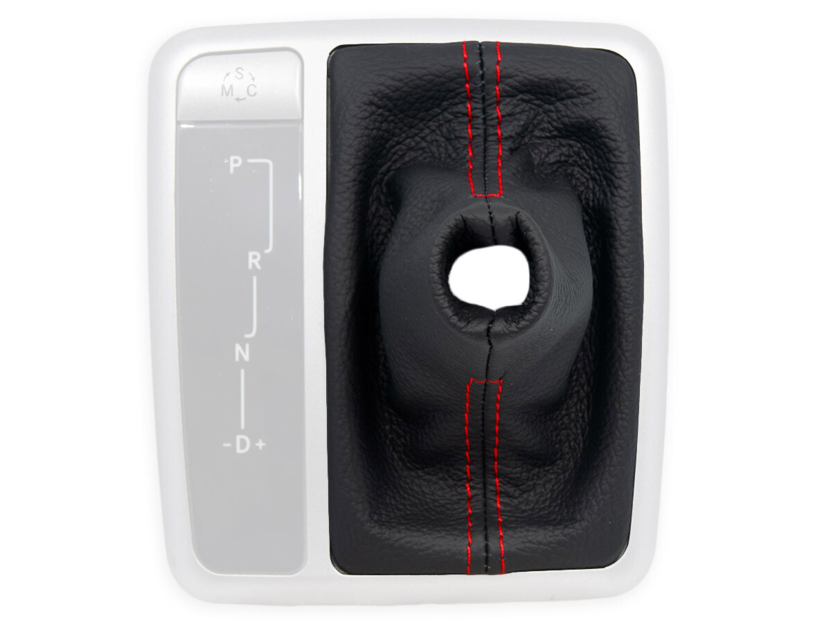 Cuffia Leva Cambio Mercedes SLK R171 - 100% Vera Pelle Nero, Per Cambio Manuale 2004-2011 - Foto 9