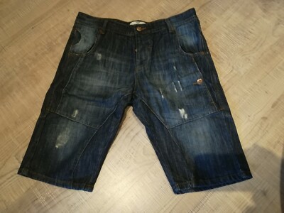 Tolle Jeans Shorts der Marke Threadbare, Gr. 34, Dunkelblau, Neu ohne Etikett