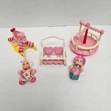 1989 Lewis Galoob So Small Babies Dolls stroller Merry Go Round Rocking Horse