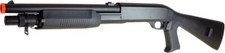 M56a Double Eagle Tri-Shot Full Stock Tactical Spring Powered Airsoft Shotgun