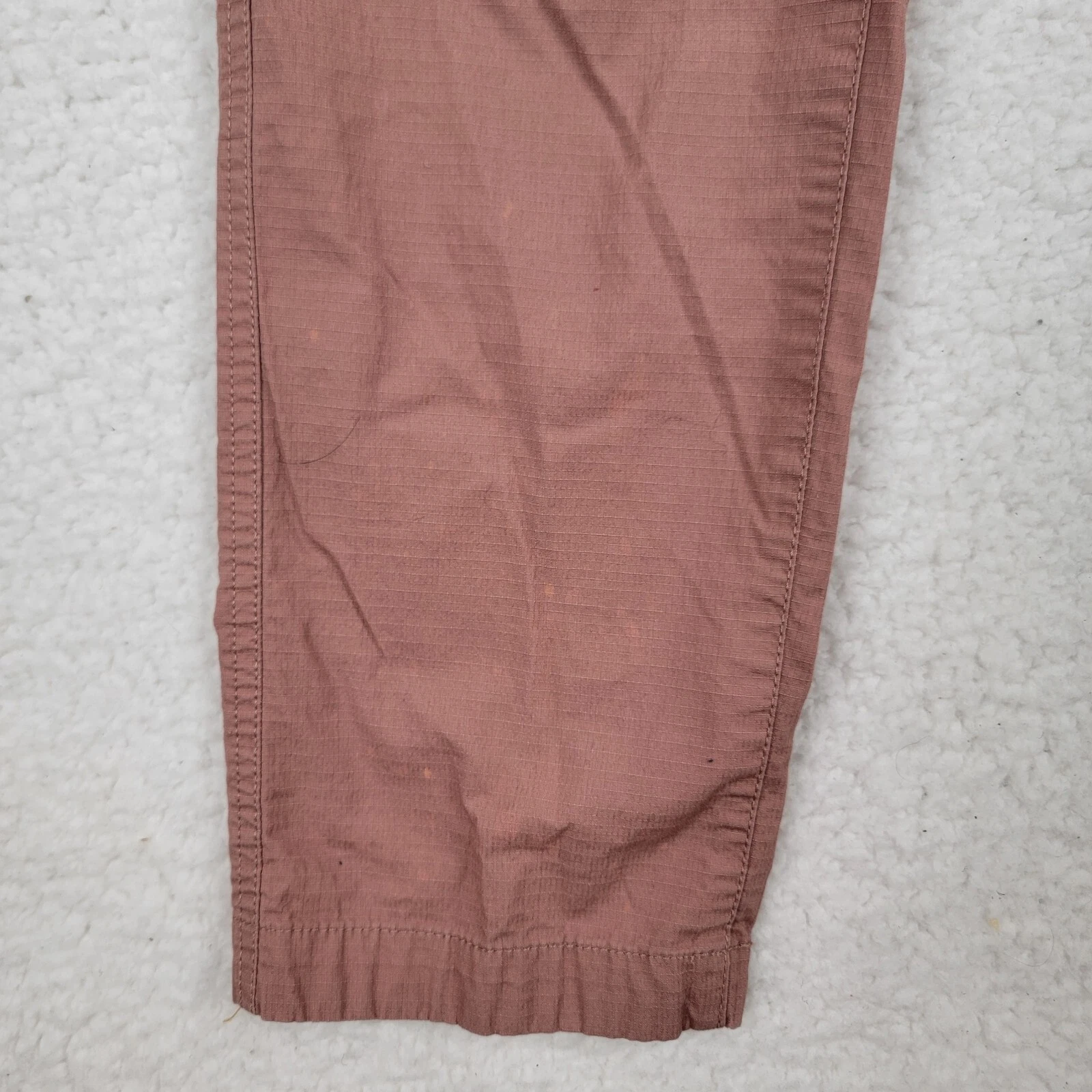 vuori ripstop terracotta drawstring organic cotton pants