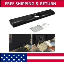 Steel Rear Bumper Roll Pan W/ License Plate Light For 99-07 Chevy Silverado 1500