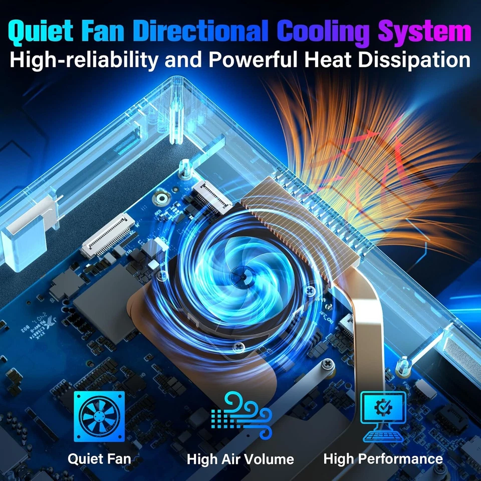 7 Zoll Windows Tablet Intel 12th Gen N100 16GB RAM 256GB WLAN BT 4G LTE Computer - Bild 4 von 4