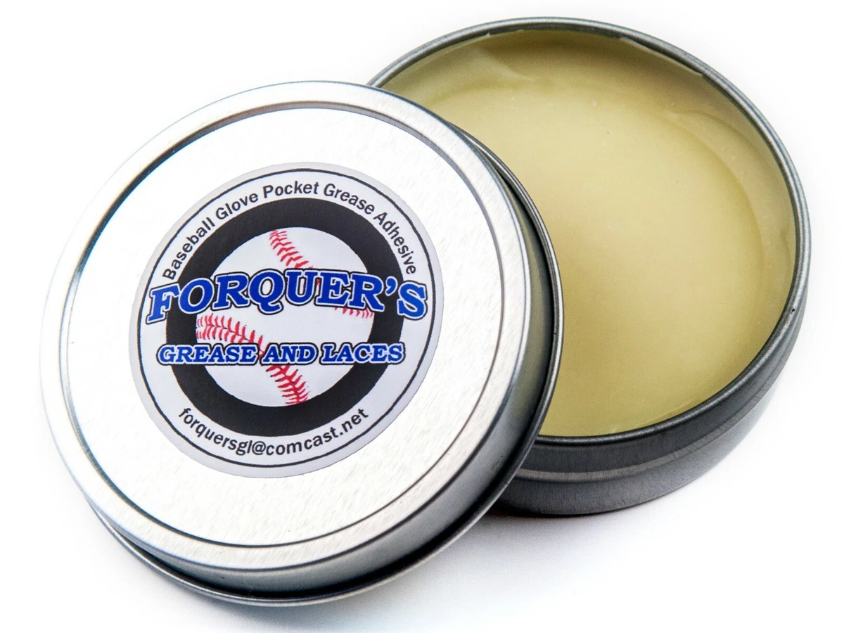 2 oz Tin Baseball Glove Pocket Grease Adhesive Forquer s Grease