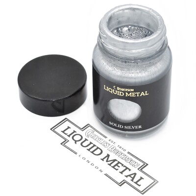 Metalliclack Solid Silver C Roberson & Co LONDON - Flüssigmetallrahmen