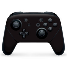 Nintendo Switch Pro Controller Skin Decal Vinyl Wrap - Solid Black