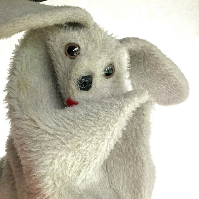 Vintage Mouse Hand Puppet Grey 21" with tail eBay