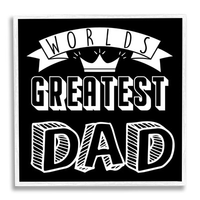 Worlds Greatest Dad Cool Varied Typography Crown Design, Design by Marcus