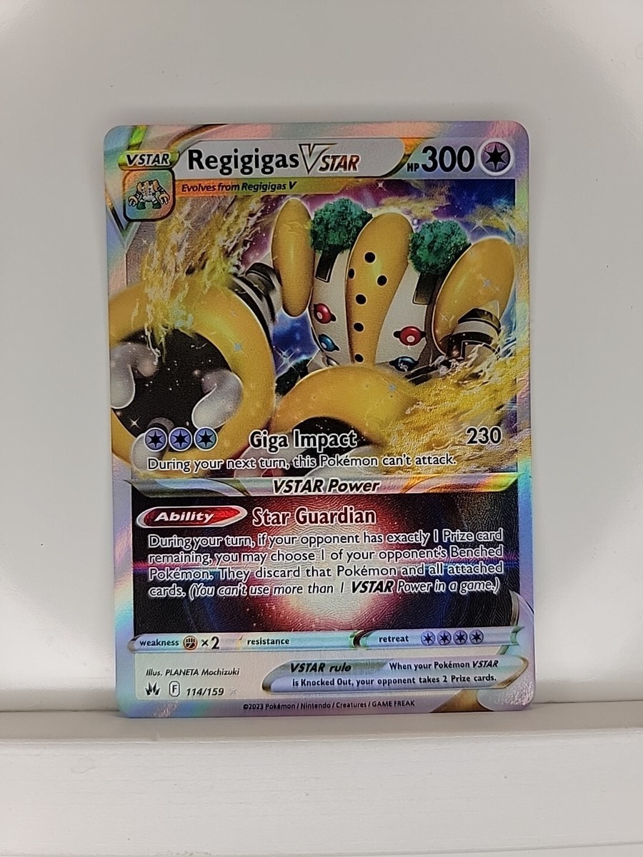 regigigas vstar pokemon card GG55/GG70 Crown Zenith Galarian Gallery VSTAR Rare [Colorless] Regigigas VSTAR GG55/GG70 - Extended