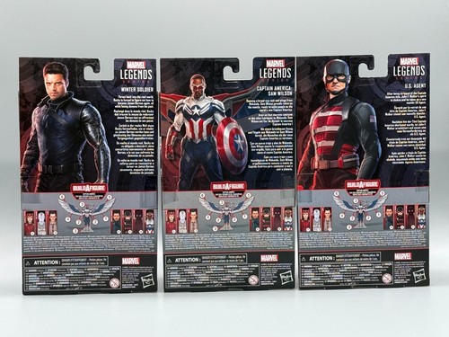 COMPLETE SET 7 Captain America Falcon FLIGHT GEAR BAF 6"Marvel Legends 2021 MCU - Picture 9 of 22