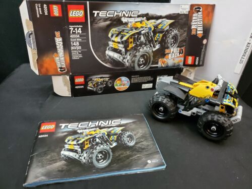 diferencia pestaña Izar Seminuevo Lego Technic 42034 Quad Bike-Caja/Instrucciones-se envía en caja  externa | eBay