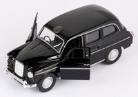 Blitz Versan Austin FX4 London Taxi Schwarz Black Welly Modell Auto 1:34 Neu Ovp