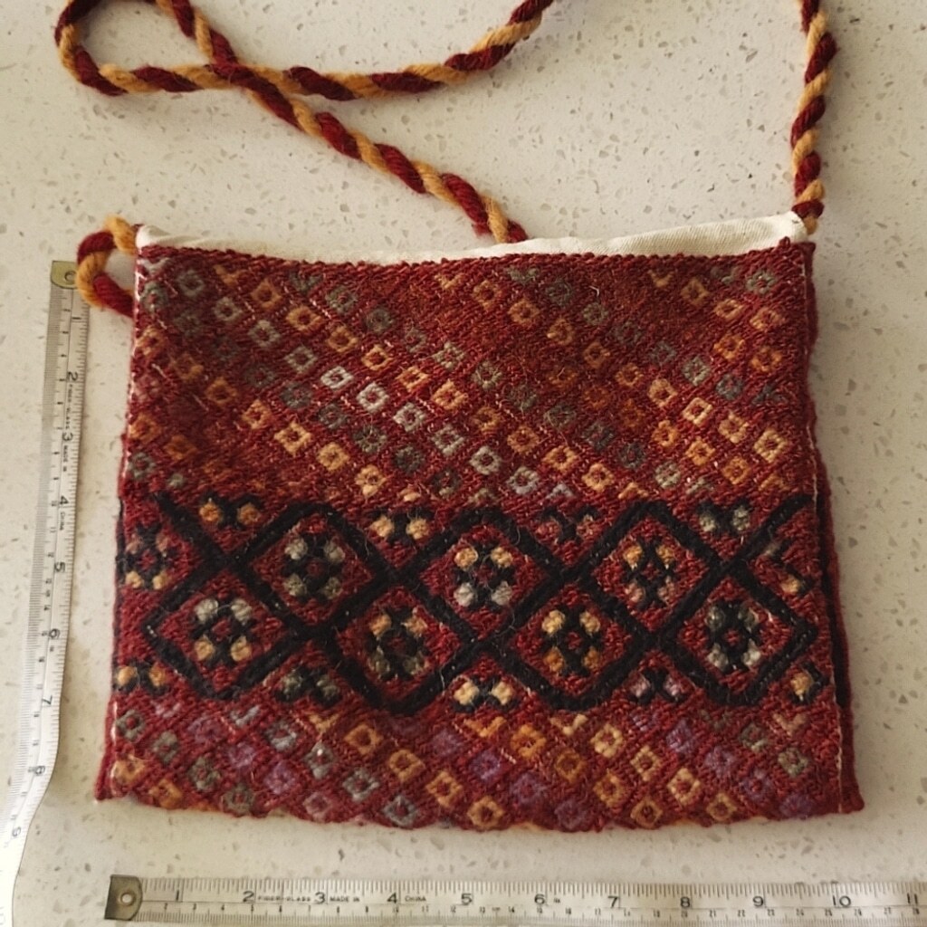 Handcrafted Patterned Shoulder Bag - image 5