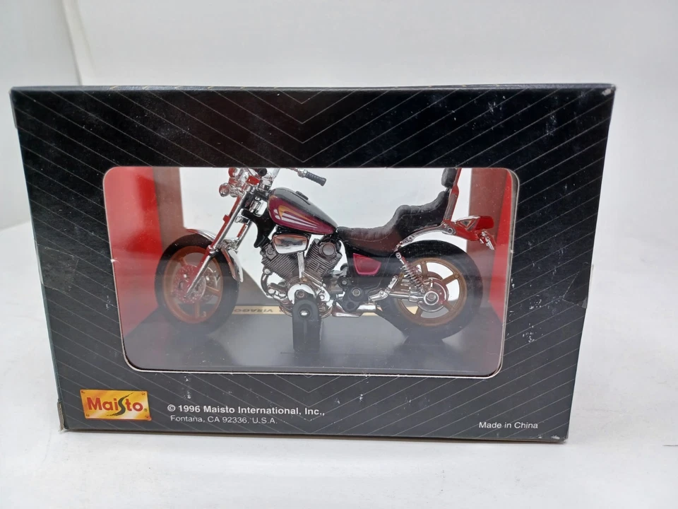Moto diecast Maisto Yamaha XV1000 Virago edición especial 1:18 Foto 2 de 2
