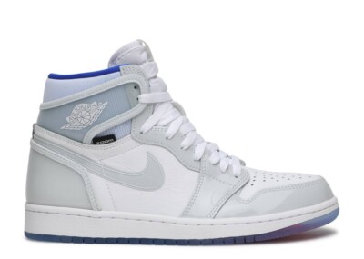 Air Jordan 1 Retro High Zoom White Racer Blue CK6637-104 | eBay