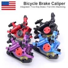 ZOOM Linear Pull Hydraulic Disc Brake Caliper Front Rear Cable Housing Lever Set