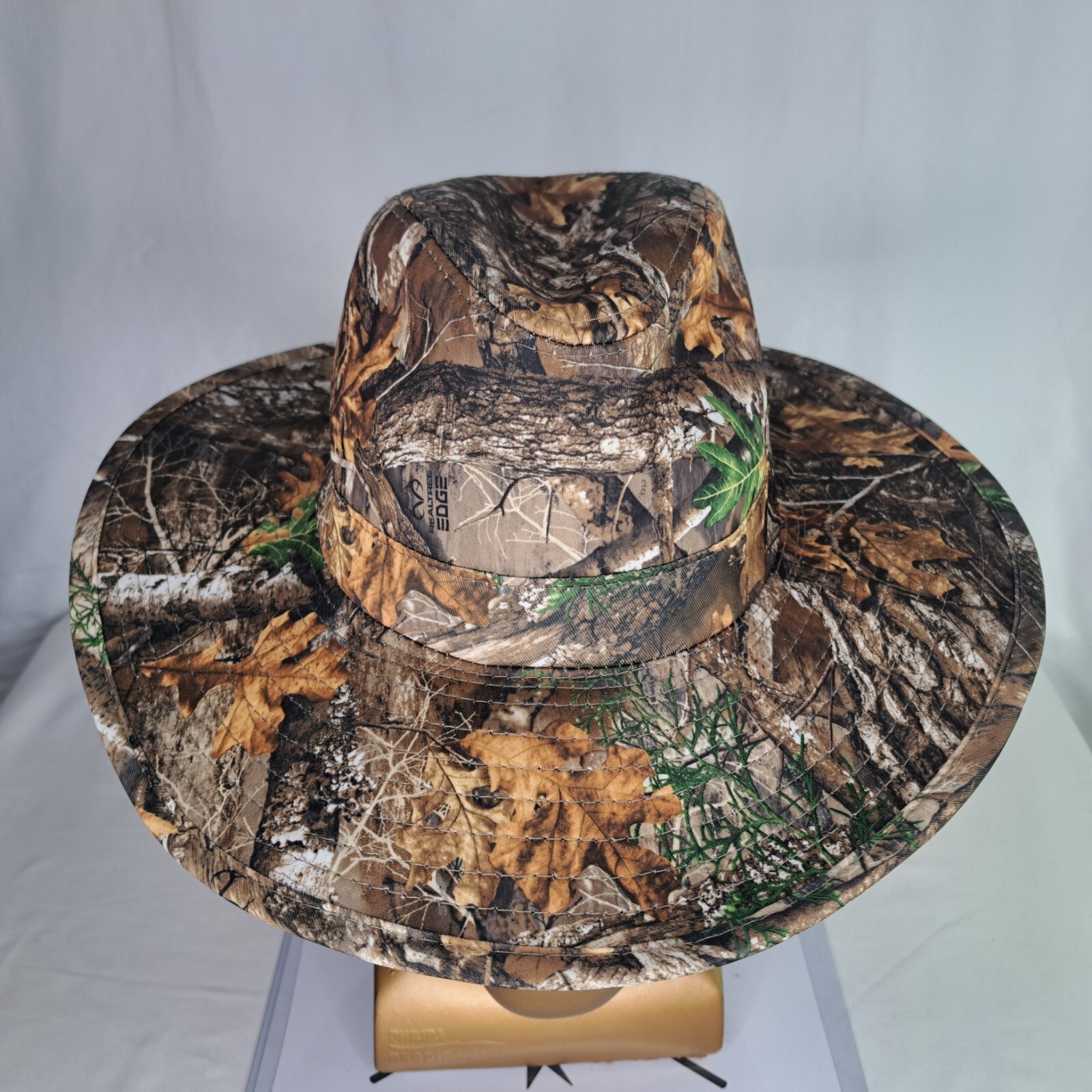 Camo Fedora for Men Wide Brim Hunting Hat S/M Size-image