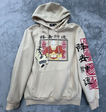 Nickelodeon Avatar The Last Airbender Hoodie Mens Sz Small All Over Print
