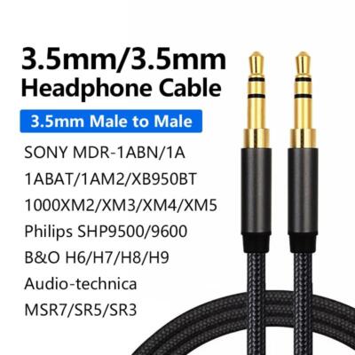 High Purity 6N OCC Nylon Cable For B&O BEOPLAY H2 H4 H6 H7 H8 H9 H8i H9i 3.5mm*2