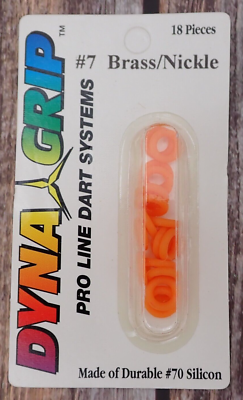 #ad #ad Dynagrip Pro Line Dart O Rings #7 Washer Rubber Orange 18 Pieces $3.07