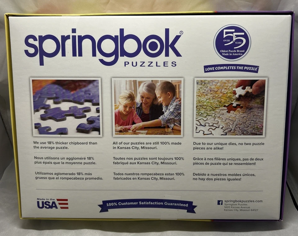 Paris Sunset 350 Piece Jigsaw Puzzle by Springbok Complete - Image 3 of 4