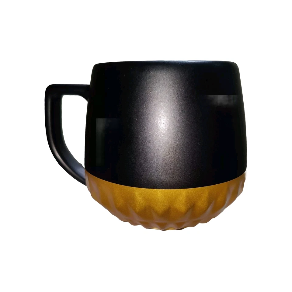 Walt Disney World Starbucks Mug 50th Anniversary Coffee Tea Cup Black Gold 12 Oz - Image 4 of 4