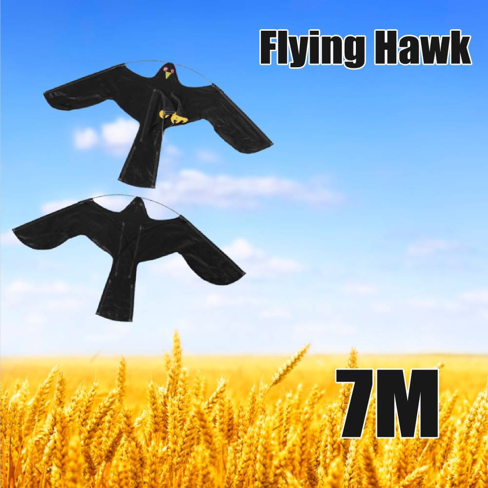 7M Hawk Kite Flying Bird Decoy Toy Garden Scarer Protect Farmers Crops Pest UK eBay