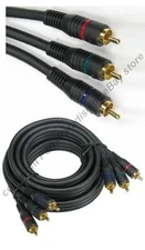 12ft RGB Red/Green/Blue RCA Component Cable/Cord/Wire Video/HDTV/LCD/LED/DVD
