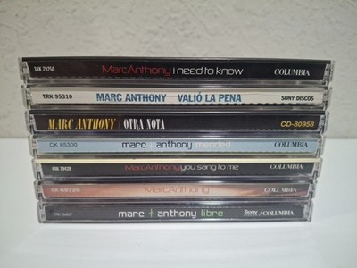 Lot Of 7 Marc Anthony Salsa Latin Pop CDs B560