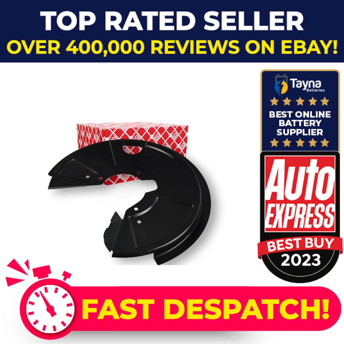 Brake Disc Splash Panel Rear Right 175562 Febi Guard Plate LR017960 SMD100260