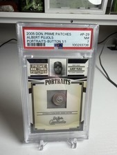 Albert Pujols 2005 Donruss Prime Patches Portraits GW Button Patch True 1/1 PSA7