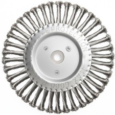 8 Inch Stainless Steel Twisted Wire Wheel for Bench Grinder with 8